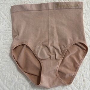 Juicy Couture Nude High-Waist Seamless Shaper Briefs tummy control smoothing L